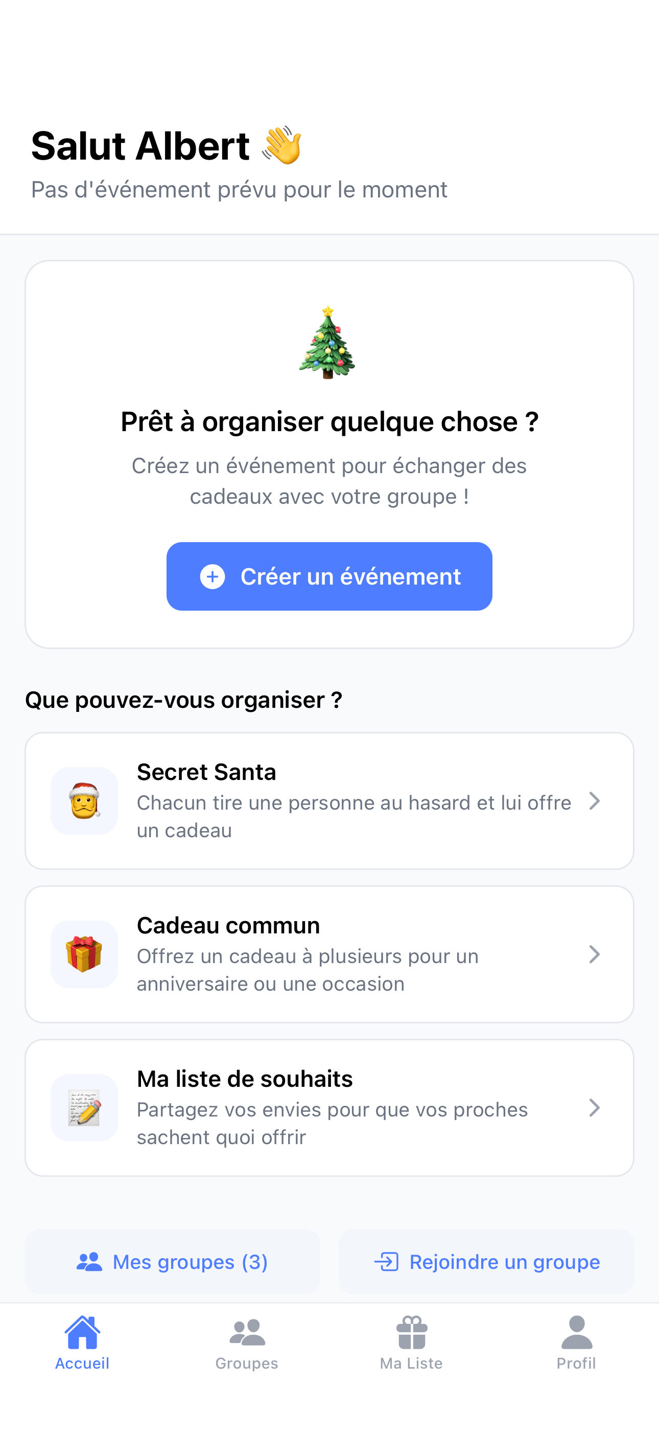 GiftHub App Screenshot